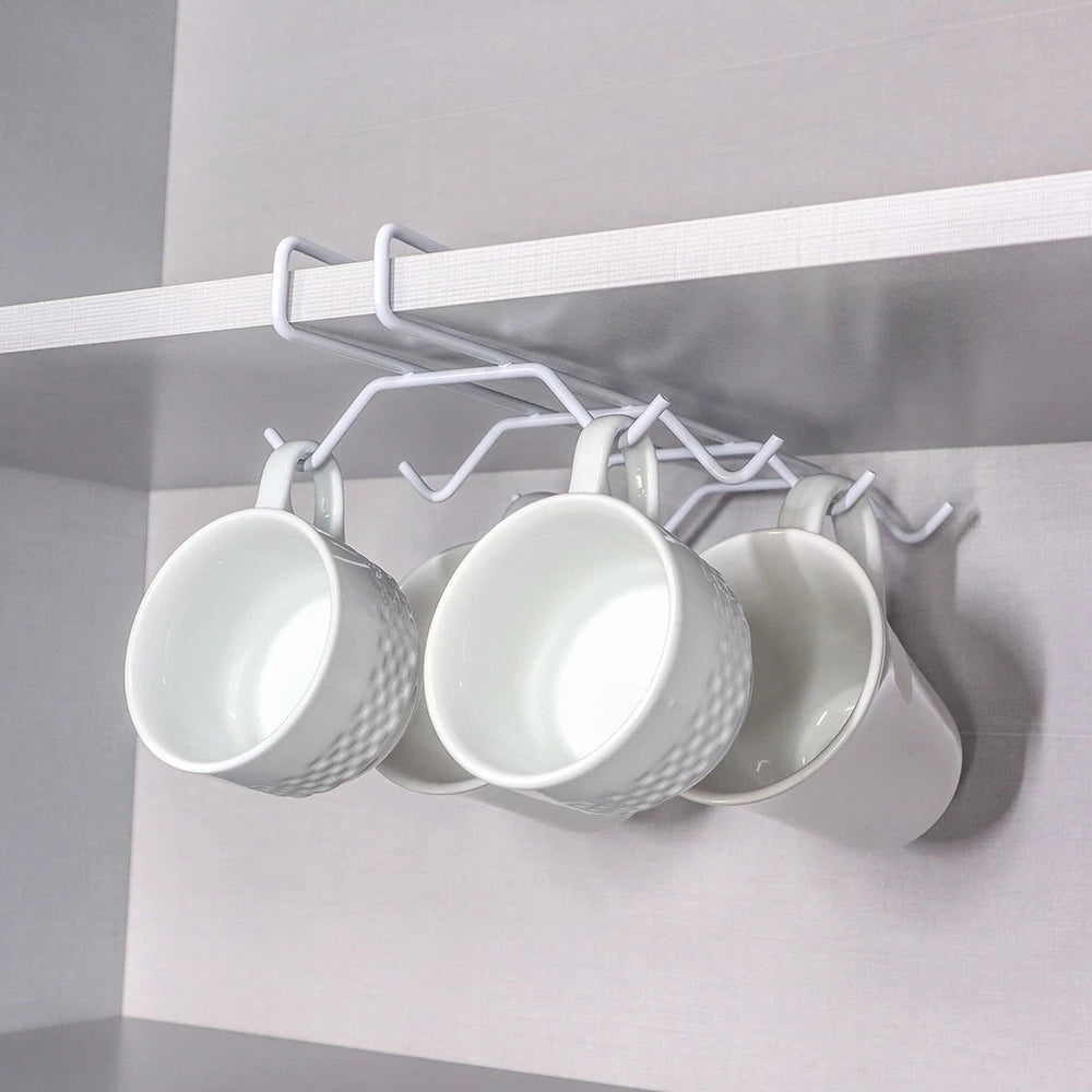 Kit Organizador de Armário de Cozinha Aramado 7 Peças