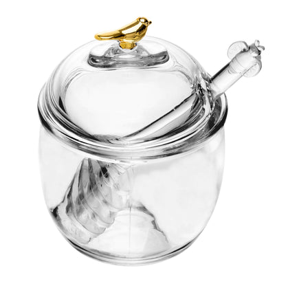 Kit Servir Café Golden Bird Cristal Premium