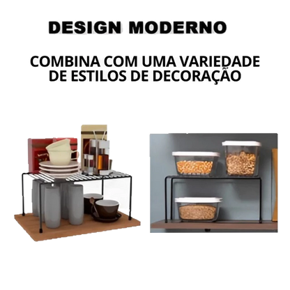 Kit 3 Organizadores Aramado Para Armário