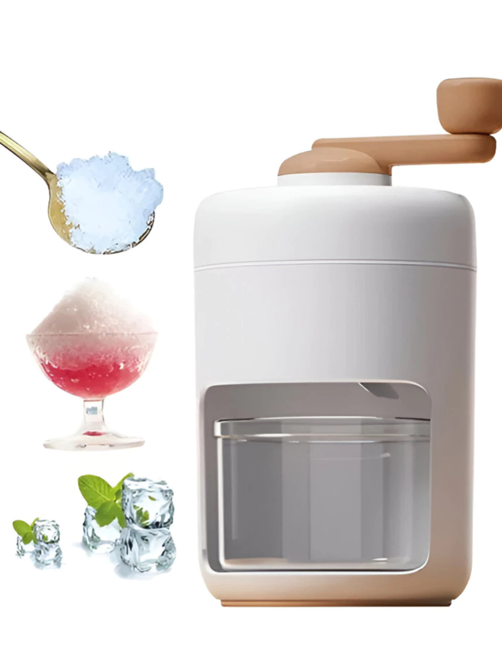 Picador de Gelo Manual para Bebidas Refrescantes e Caipirinhas