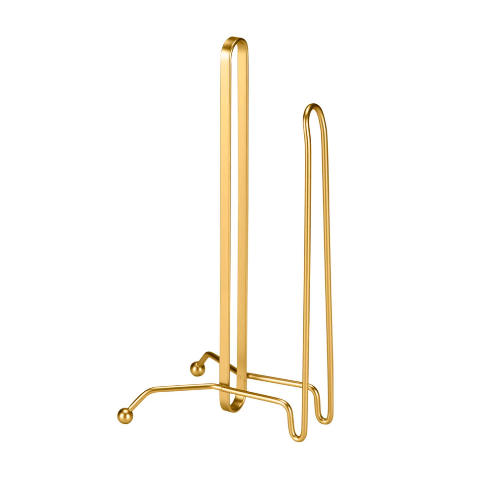 Porta Papel Toalha Dourado Vertical Aço Moderno