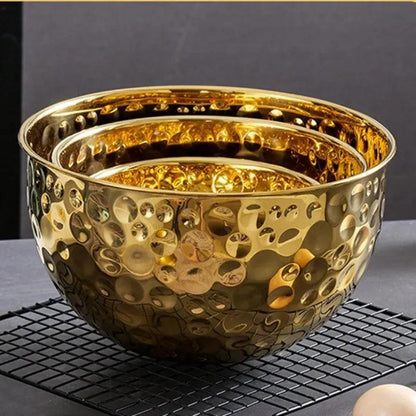 Saladeira, Fruteira e Tigela Gold - Linha Gold - Mega Lar Brasil