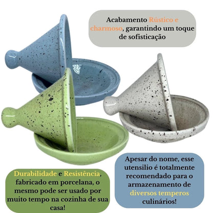 Saleiro Marroquino Tagine em Porcelana – Design Rita Lobo