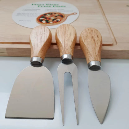 Tábua para Frios e Petiscos 39cm com Conjunto de Talheres