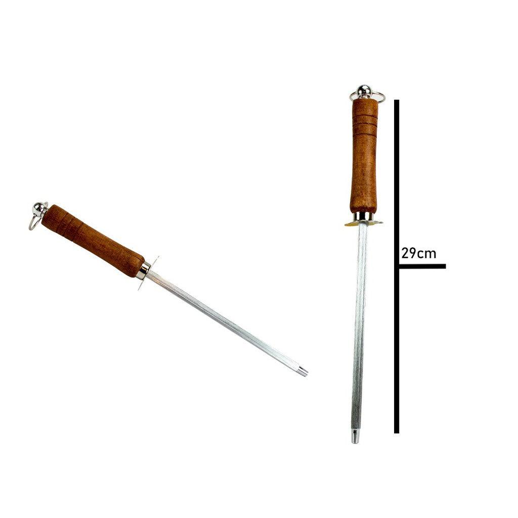 Kit Churrasco Premium 10 Peças com Cabo de Madeira