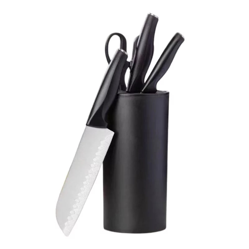 Conjunto de Facas Profissionais Aço Inoxidável 5 peças com Suporte