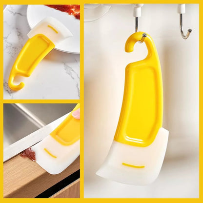 Kit de Raspador de Silicone Amarelo - Limpeza e Cozinha