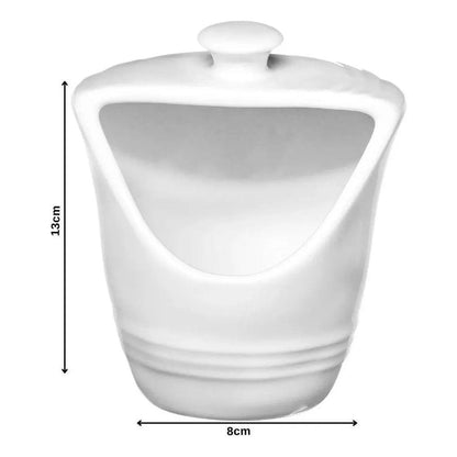 Saleiro de Porcelana 185ml Luxo Stone com Design Exclusivo