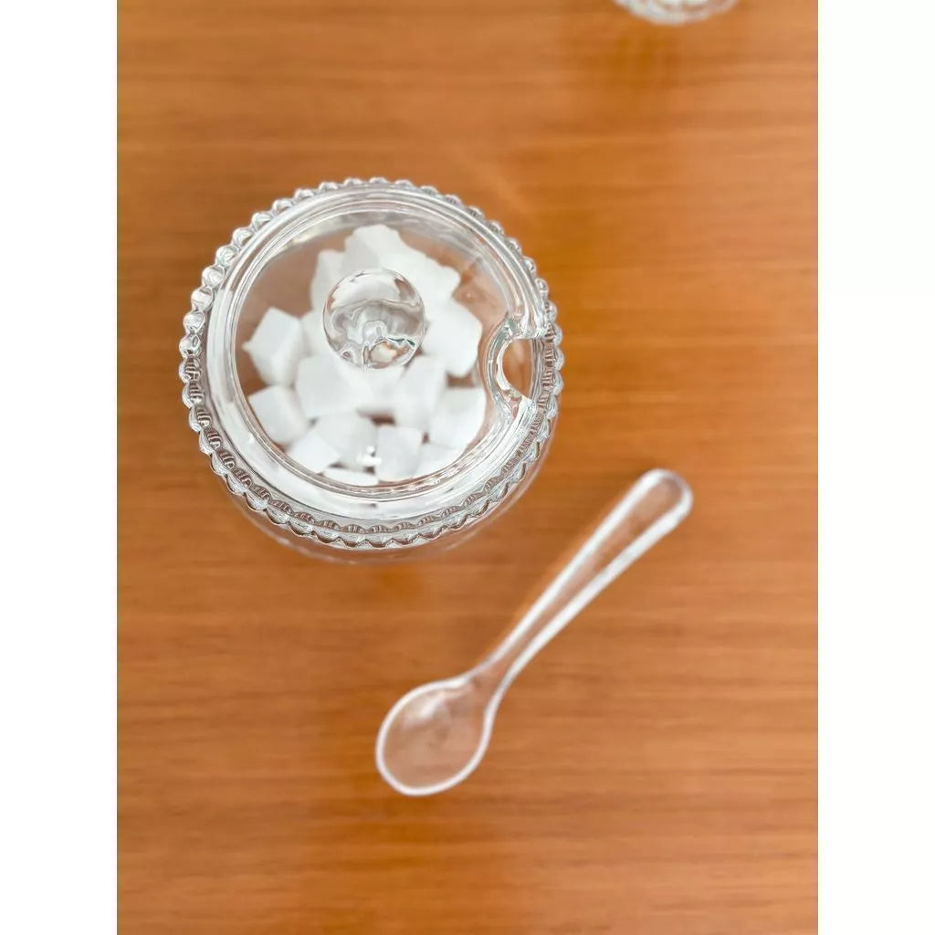 Kit Café da Manhã 3 Peças em Vidro Pearl