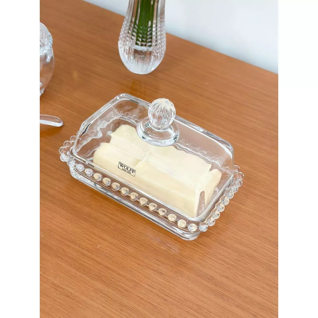Kit Café da Manhã 3 Peças em Vidro Pearl